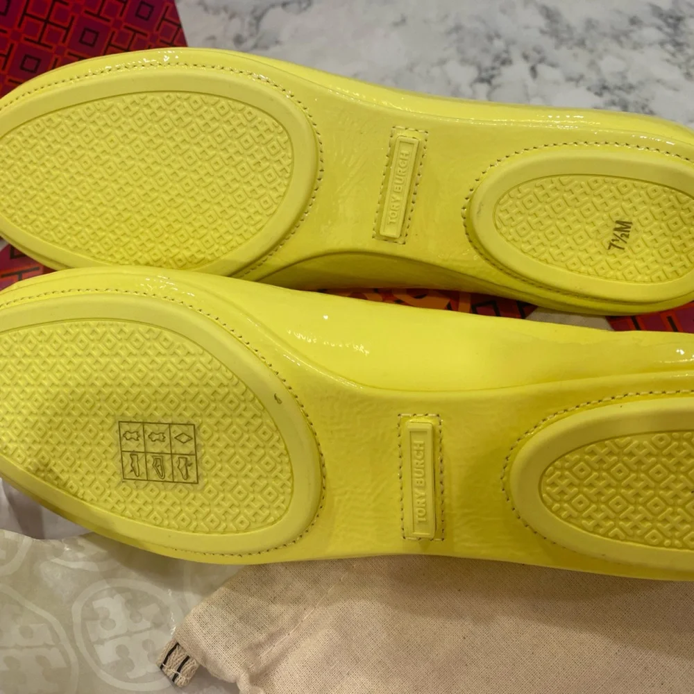 NWT! Authentic Tory Burch Minnie Ballet Flats - Picture 7 of 10